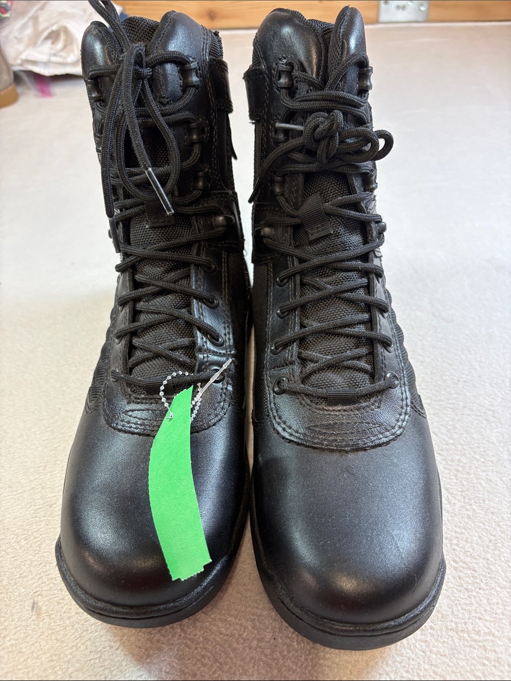 Bates Black Kids Tactical Lace-Up Boots